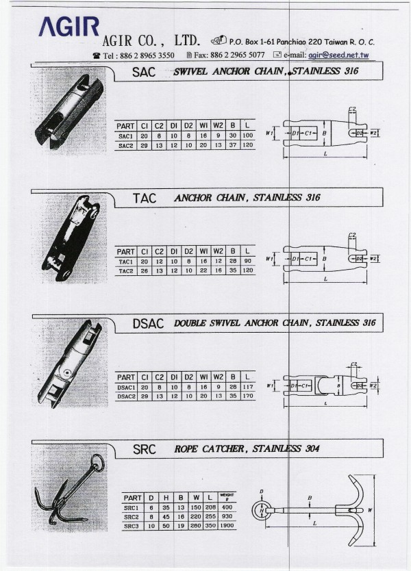 S/S Anchor Shackle (S / S Anchor Sh kle)