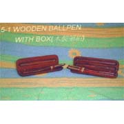 Wooden Ballpen With Box (Stylo-bille de bois With Box)