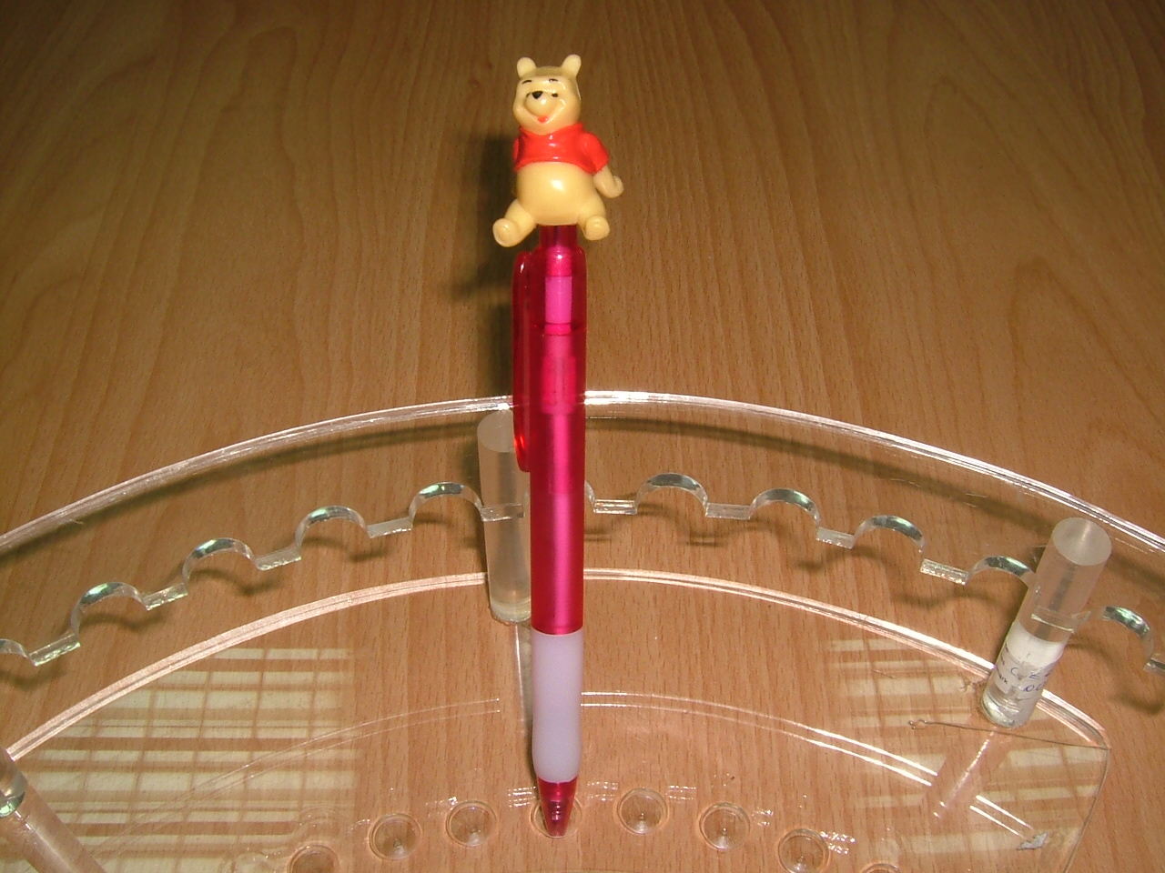 ball pen /mechanical pencil w/figurine on the topper