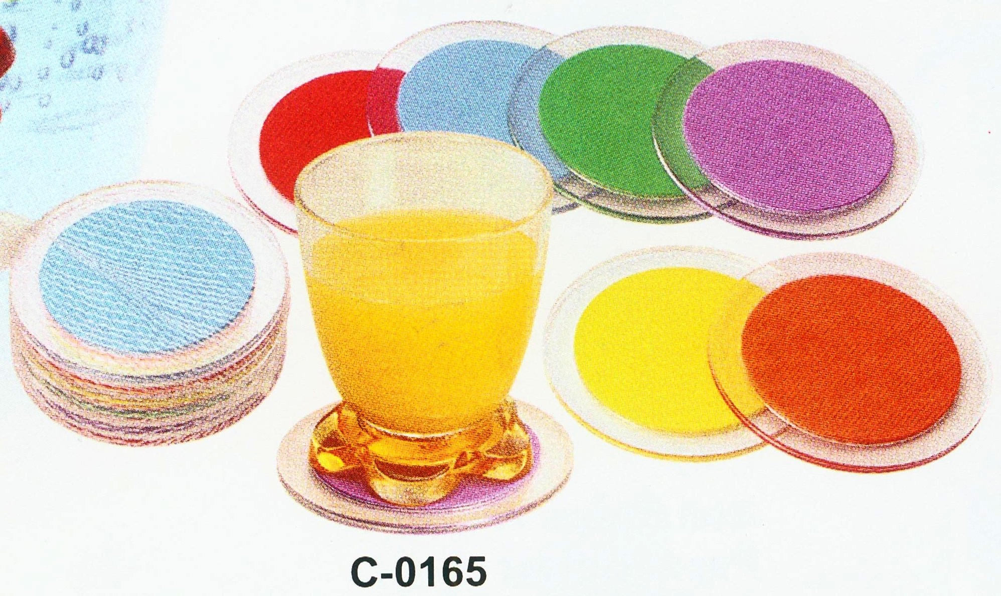 6 Colors EVA Coaster