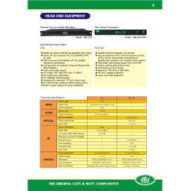 Head End Equipment,demodulater, single side bad modulator (Head End Equipment,demodulater, single side bad modulator)