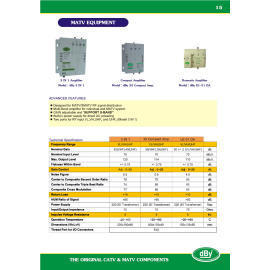 MATV,3 in 1 amplifier, compact amplifier, domestic amplifier (MATV, 3 en 1 amplificateur, un amplificateur compact, amplificateur interne)