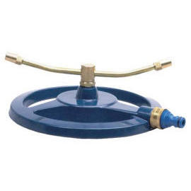 2-arm Brass Revolving Head on Metal Round Base (2-bras en laiton renouvelable Metal Head sur base ronde)