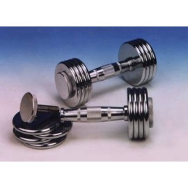 Adjustable Chrome dumbbell 1kg~5kg (Хромированные гантели 1кг ~ 5KG)