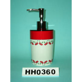 Snare series double color lotion dispenser cherry paint (Snare Serie Double Color Lotionspender Kirsche Farbe)