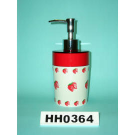 Snare series double color lotion dispenser strawberry paint (Snare series double color lotion dispenser strawberry paint)