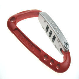 Carabiner Style Combination Lock (Mousqueton Style Combination Lock)