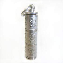 Mini Perfume Bottle Pendant / Essential Oil Bottle Necklace in Stainless Steel