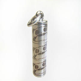 Mini Perfume Bottle Pendant / Essential Oil Bottle Necklace in Stainless Steel