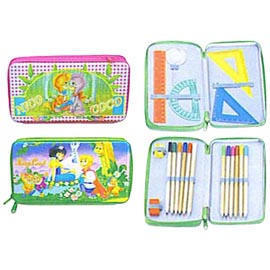 Tin Box Stationery Set