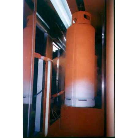 Powder spray booth (Pulver Spritzkabine)