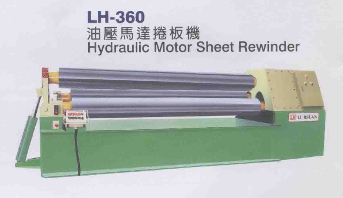 Hydraulic Motor Sheet Rewinder
