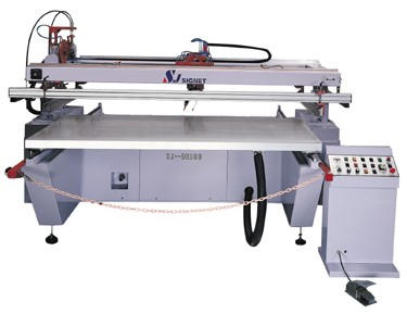 GROSSFORMATIGE FLAT BED Siebdruckmaschine mit Schiebetisch (GROSSFORMATIGE FLAT BED Siebdruckmaschine mit Schiebetisch)