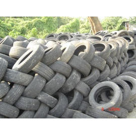 used motor tyre (verwendeten Motor Reifen)