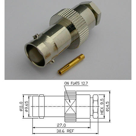 COAXIAL CONNECTOR,Coaxial (CONNECTEUR COAXIAL, Coaxial)