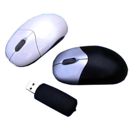 Mini 3D Wireless Two Tone Optical Mouse Using Two AAA Batteries, Other Colors Av (3D Mini Wireless Optical Mouse Two Tone En utilisant deux piles AAA, Other Color)