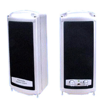 2W Channel Multimedia Speakers with 2.5-Inch Cone Type Driver (2W Channel Enceintes multimédia avec 2,5 pouces Cone type de pilote)