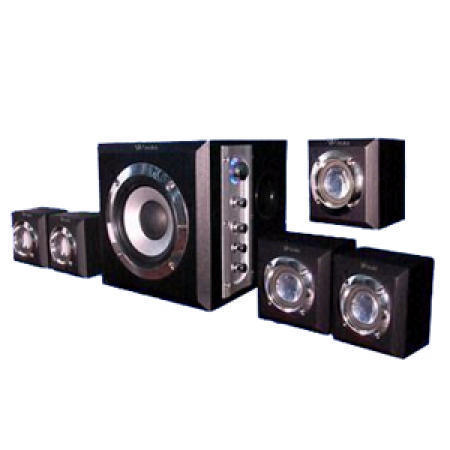 Wooden Home Theater System with 2 to 5.1 Channels Switchable