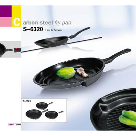 COOKWARE, NON-STICK CARBON STEEL FAT FREE PAN (COOKWARE, NON-STICK CARBON STEEL FAT FREE PAN)