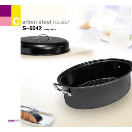 COOKWARE, NON-STICK CARBON STEEL ROASTER (COOKWARE, NON-STICK CARBON STEEL ROASTER)