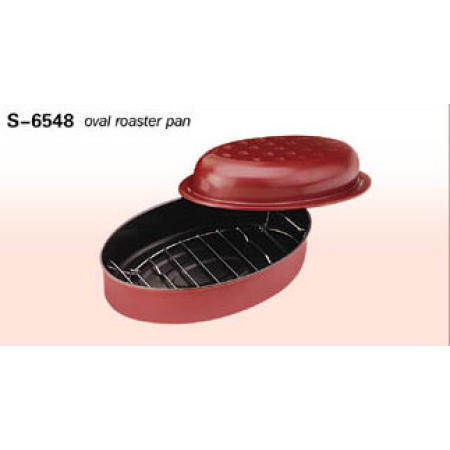 COOKWARE, NON-STICK CARBON STEEL OVAL ROASTER (COOKWARE, NON-STICK CARBON STEEL OVAL ROASTER)