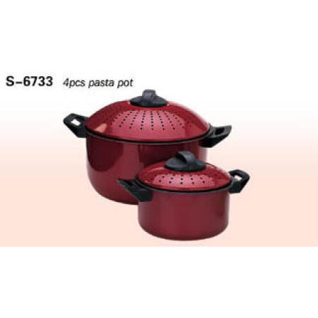 COOKWARE, NON-STICK CARBON STEEL PASTA POT (COOKWARE, NON-STICK CARBON STEEL PASTA POT)