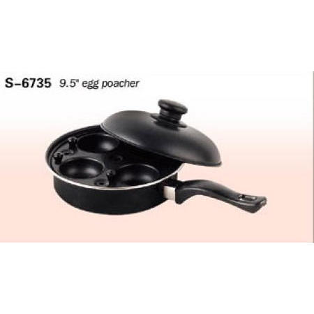 COOKWARE, NON-STICK CARBON STEEL 9.5`` EGG POACHER (Посуда, антипригарная СТАЛИ 9,5``браконьера ЯИЦ)