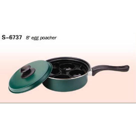 COOKWARE, NON-STICK CARBON STEEL 8`` EGG POACHER (Посуда, антипригарная СТАЛИ 8``браконьера ЯИЦ)