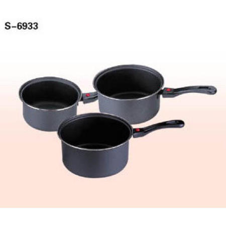 COOKWARE, NON-STICK CARBON STEEL SAUCE PAN SET WITH REMOVABLE HANDLE (Посуда, антипригарная СТАЛИ кастрюлю SET со съемной Ручка)