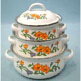 COOKWARE, PORCELAIN ENAMEL CASSEROLE (Посуда, эмаль CASSEROLE)