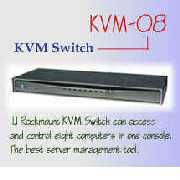 KVM-08 - 1U 8-port KVM Switch