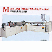 EDC-80-01 Mono-Layer Extruder & Cutter Machine
