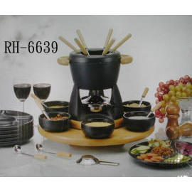 CAST IRON FONDUE SET (ЧУГУННЫЕ НАБОР ФОНДЮ)