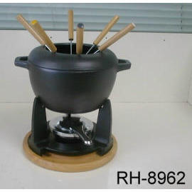 CAST IRON FONDUE SET (ЧУГУННЫЕ НАБОР ФОНДЮ)