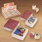 Series of Wooden Stamps in Diverse Designs, Sizes and Shapes (Series of Wooden Stamps in Diverse Designs, Sizes and Shapes)