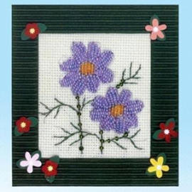 DIY Cross Stitch Set with Cotton Fabric and Craftwork Gift,Promotional Items.