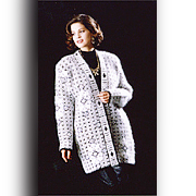 Ladies 7G Knitted Cardigan (Ladies 7G Knitted Cardigan)