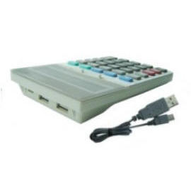 USB Calculator Key Pad with 2 hubs (USB Calculator Key Pad with 2 hubs)