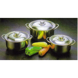 Steel Pot, Cookware, Kitchenware (Steel Pot, Casseroles, Ustensiles de cuisine)