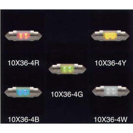 FESTOON S8.5 BASE 10X36-4 LED LAMP