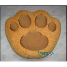 Paw Design Squishy Pillow with Microbead Filled