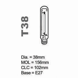 HPS Lamp T type 100W E27 (HPS Lampe des Typs T 100W E27)