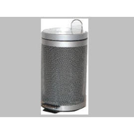 stainless steel trash can