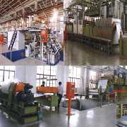 Aluminum composite panel production line (De fabrication de panneaux composites aluminium ligne)
