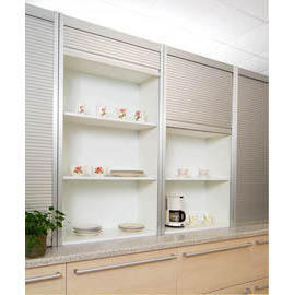 kitchen aluminum cabinet cupboard roller shutter