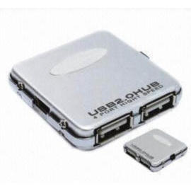 ALUMINUM 4-PORT USB2.0 SILIM HUB (ALUMINUM 4-Port USB 2.0 HUB Silim)
