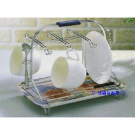 STAINLESS STEEL COFFEE CUP RACK (STAINLESS STEEL COFFEE CUP RACK)