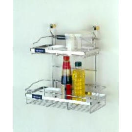 STAINLESS STEEL SPICE RACK (STAINLESS STEEL SPICE RACK)