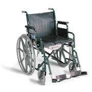 SH-505 Foldable Shower/Commode Wheelchair