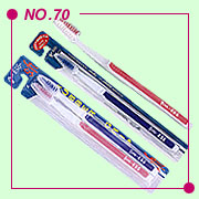 NO.70 Just-ESS Rubber Grip Adult Toothbrush